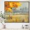 Designart - Autumn Landscape - Farmhouse Canvas in Gold Frame